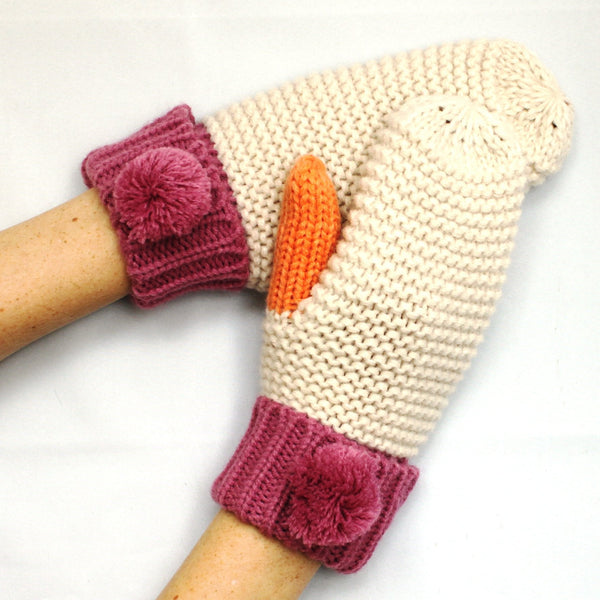 Disaster Designs Loop Cream Mittens
