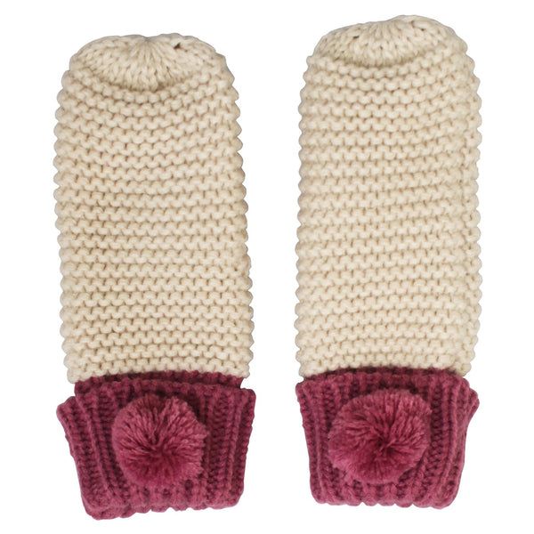 Disaster Designs Loop Cream Mittens