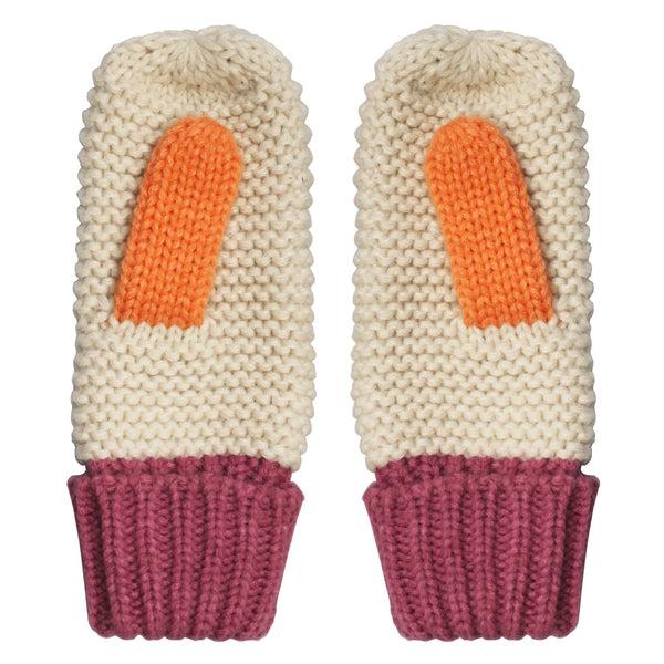 Disaster Designs Loop Cream Mittens