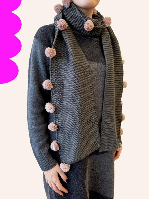 Disaster Designs Loop Dark Grey Scarf