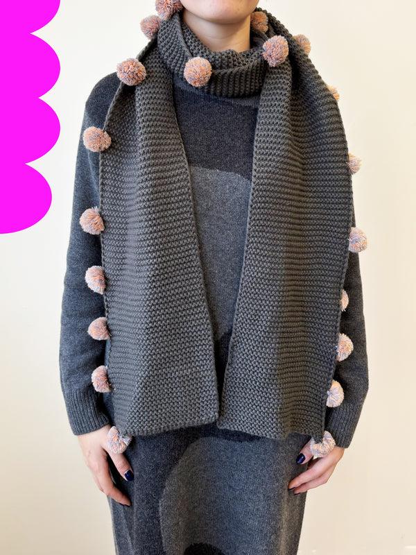 disaster designs Loop Dark Grey Scarf