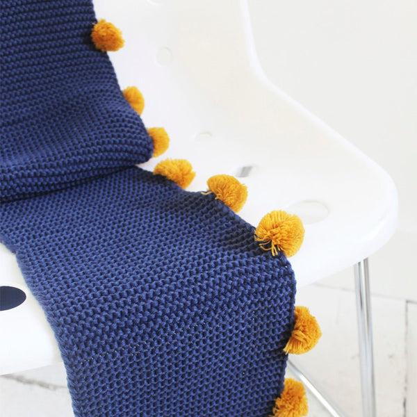 Disaster Designs Loop Navy Scarf