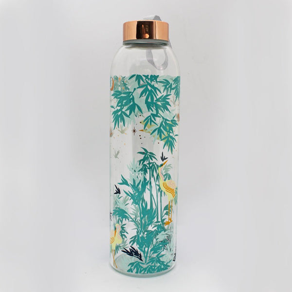 Disaster Designs Luxe Crane Glass Water Bottle