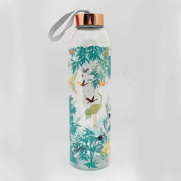 Disaster Designs Luxe Crane Glass Water Bottle