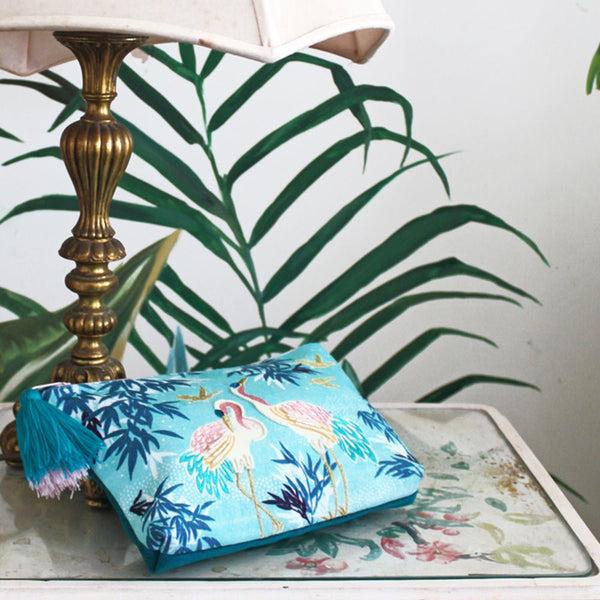 Disaster Designs Luxe Crane Make Up Pouch