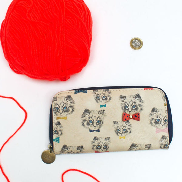 disaster designs Meow Wallet Repeat Print