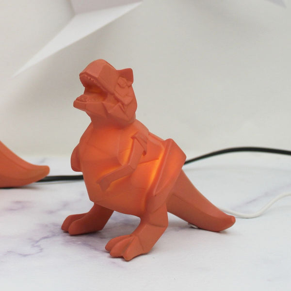 Disaster Designs Mini Led Lamp Dinosaur Orange