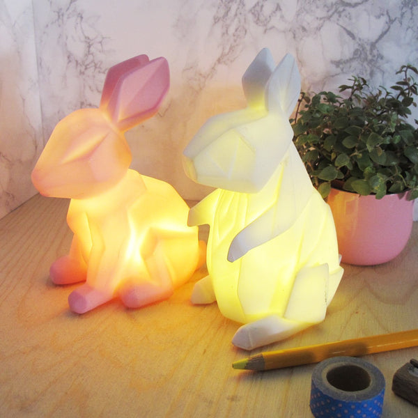 Disaster Designs Mini Led Lamp Pink Rabbit