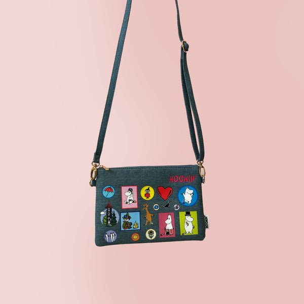 Disaster Designs Moomin Denim Clutch Bag