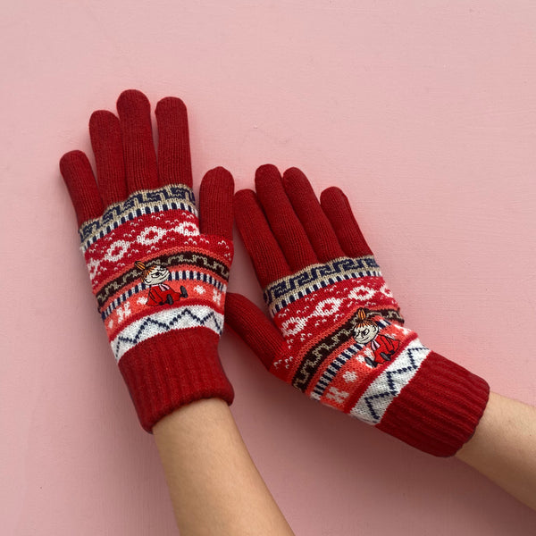 Disaster Designs Moomin Fair Isle Little My Gloves