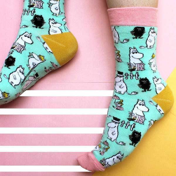 Disaster Designs Moomin Family Print Socks