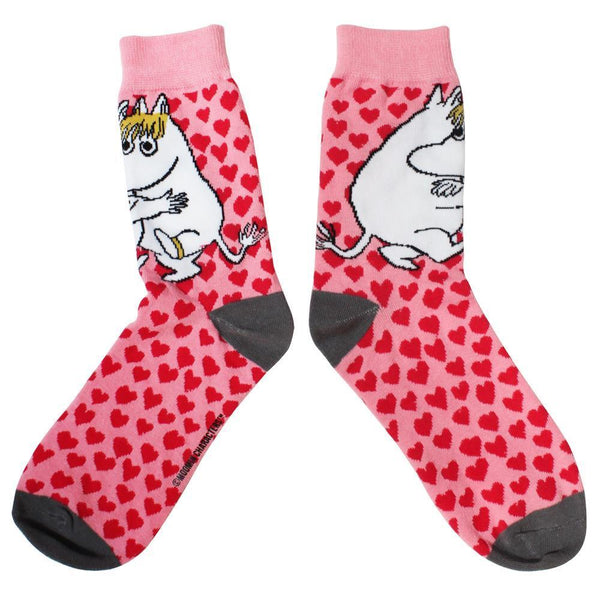 Disaster Designs Moomin Heart Print Socks