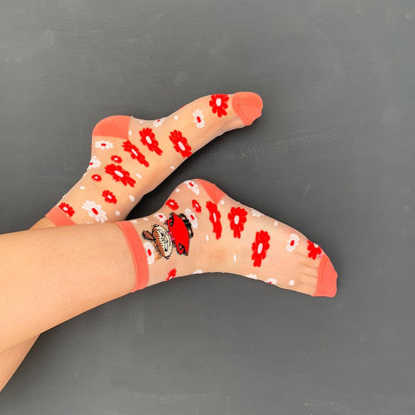 Disaster Designs Moomin Little My Sheer Socks