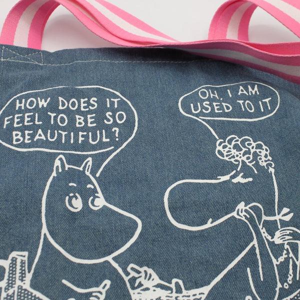 Disaster Designs Moomin "So Beautiful" Denim Tote