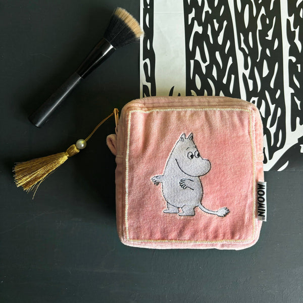 Disaster Designs Moomin Velvet 'Love' Makeup Bag
