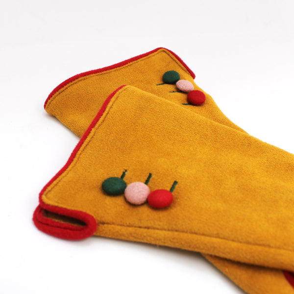 Disaster Designs Mustard Gloves