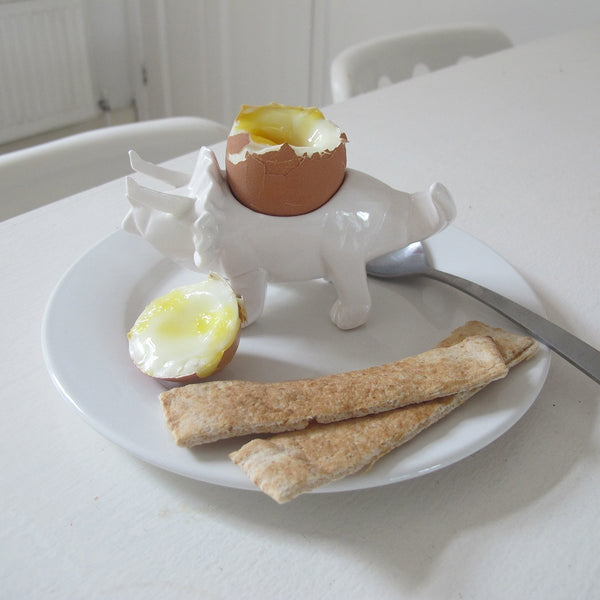 Disaster Designs Origami White Egg Cup