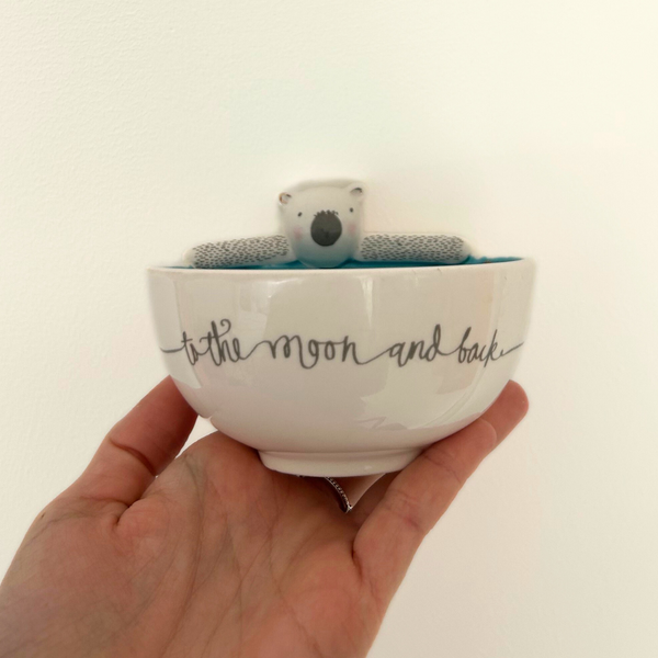 Disaster Designs Over The Moon Bear Bowl