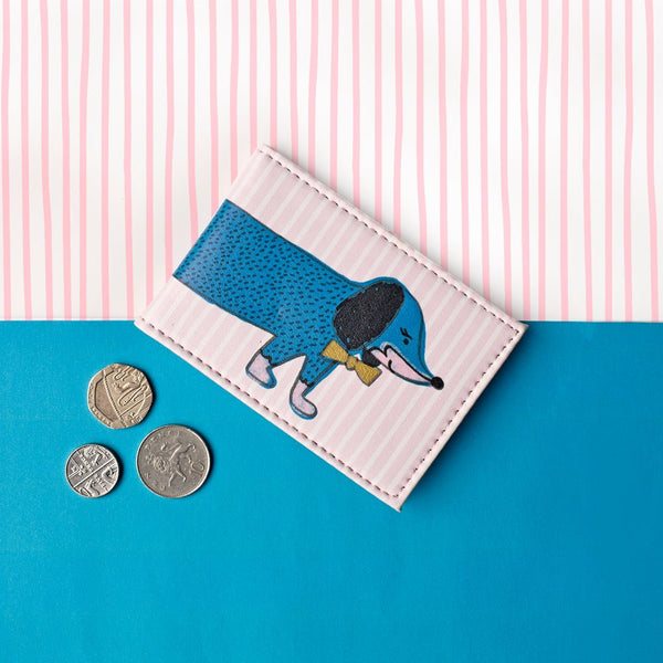 disaster designs Over The Moon Dog Card Holder