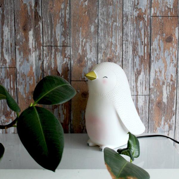 Disaster Designs Over The Moon Penguin Lamp