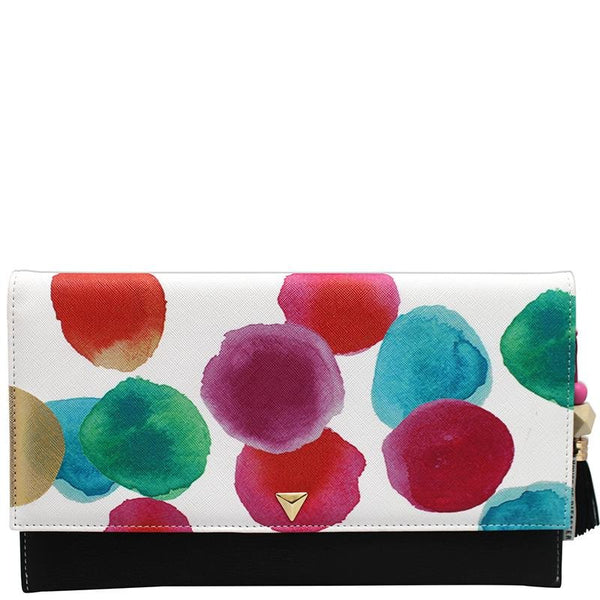 Disaster Designs Paint Spotty Clutch Bag