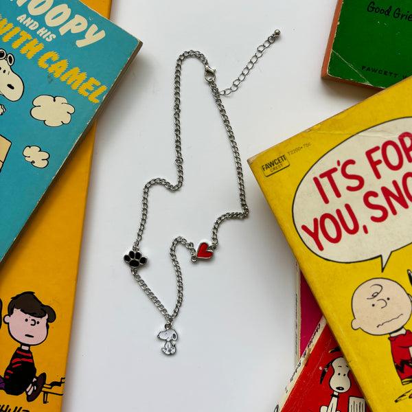 disaster designs Peanuts Enamel Snoopy Necklace