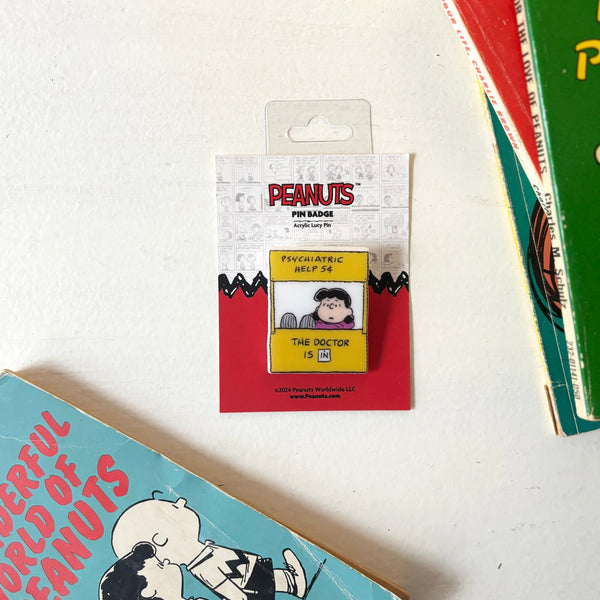 Disaster Designs Peanuts 'Lucy' Pin Badge