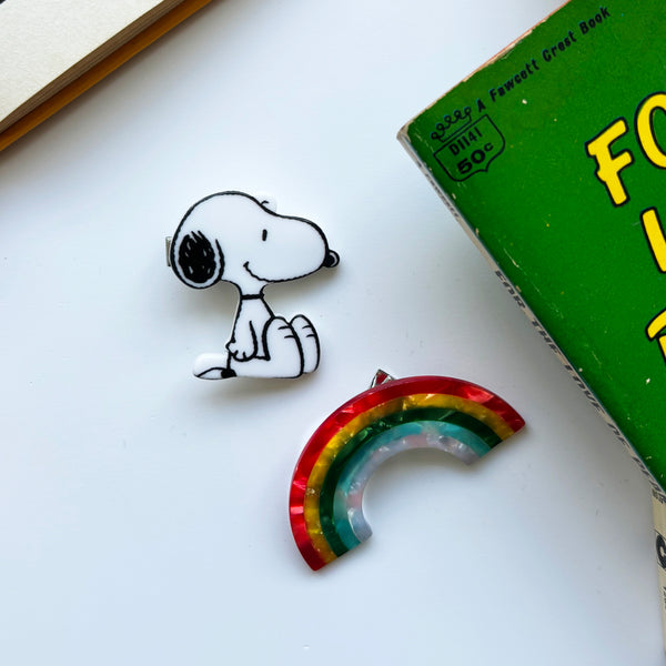 Disaster Designs Peanuts Rainbow Snoopy Hairclips