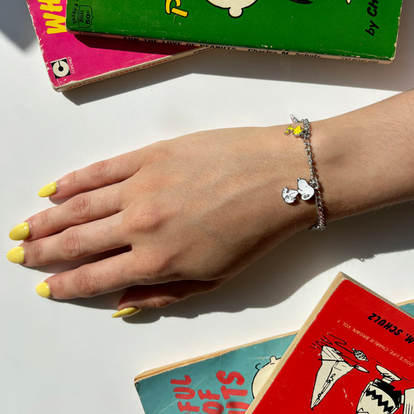 disaster designs Peanuts Snoopy Charm Bracelet