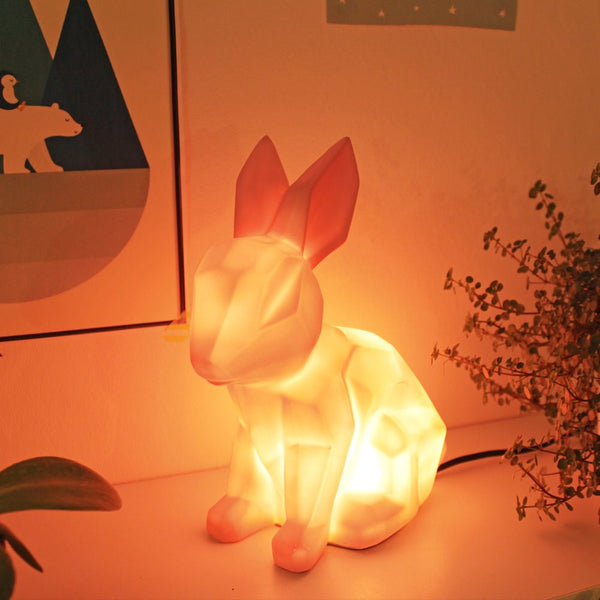 Disaster Designs Pink Rabbit Lamp