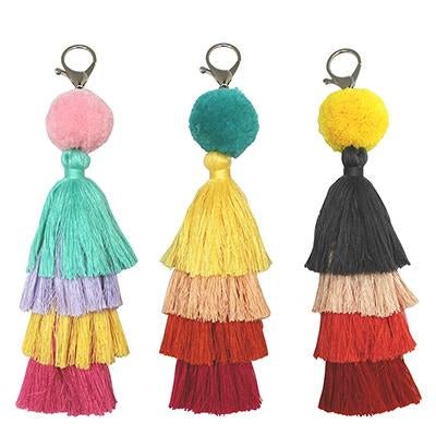 Disaster Designs Pompom Keychain