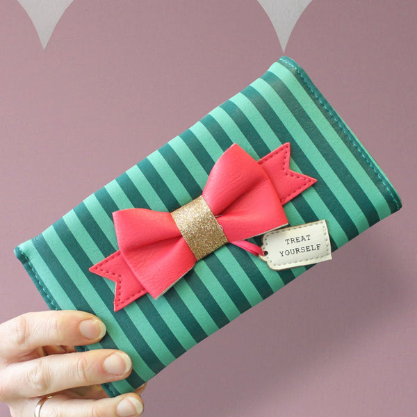 disaster designs Pompom Tutti Stripe Wallet