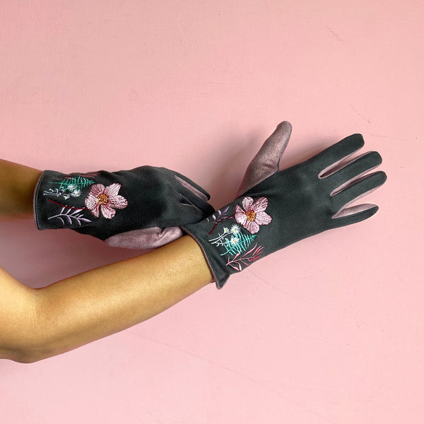 Disaster Designs Posy Embellished Gloves