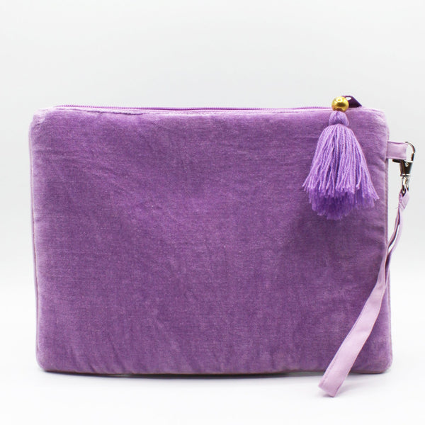 Disaster Designs Posy Teal Clutch Bag