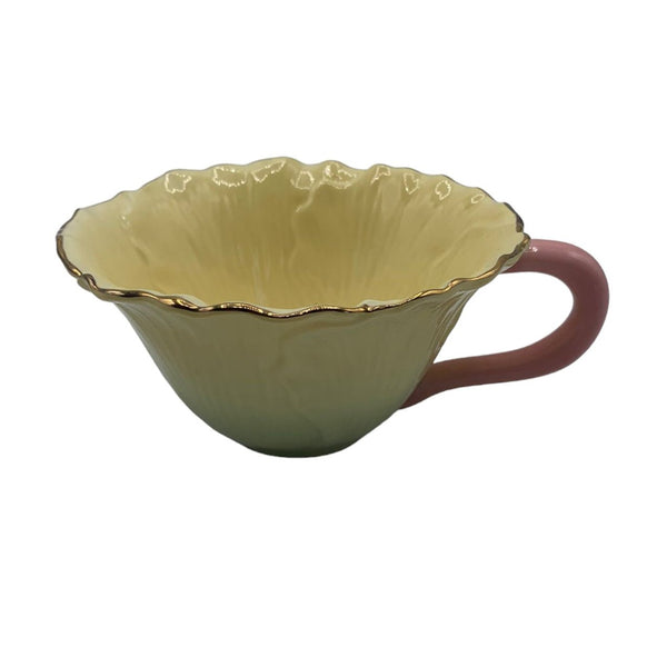 Disaster Designs Posy Yellow Tea Cup