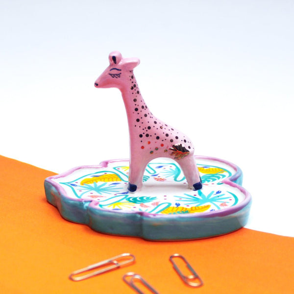 disaster designs Savannah Giraffe Dish