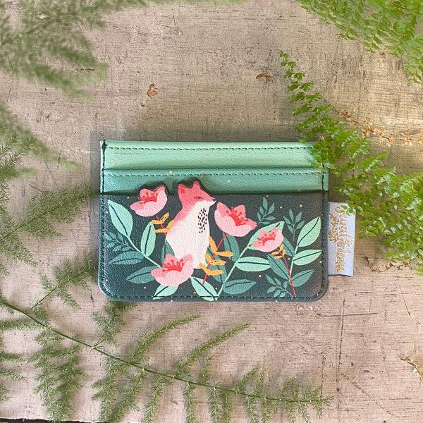 disaster designs Secret Garden Fox Card Holder