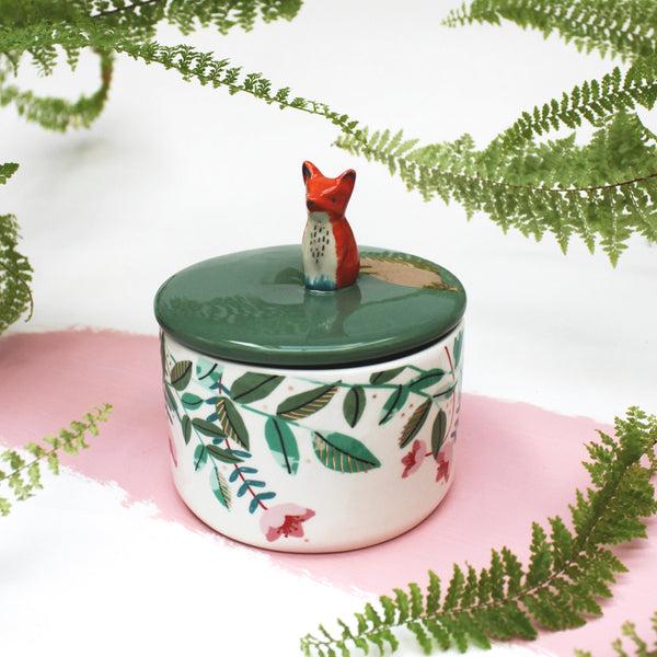 disaster designs Secret Garden Fox Jar