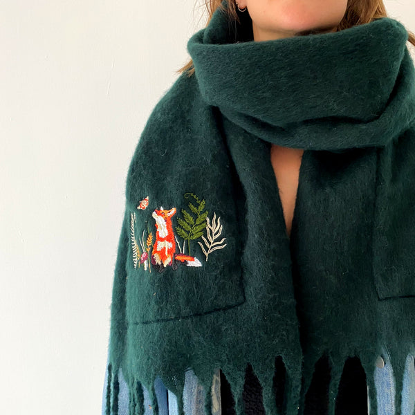 disaster designs Secret Garden Fox Scarf