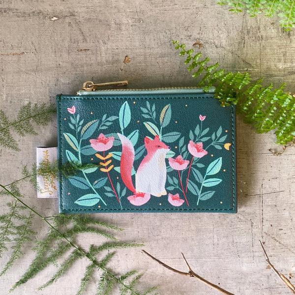 disaster designs Secret Garden Fox Zip Purse