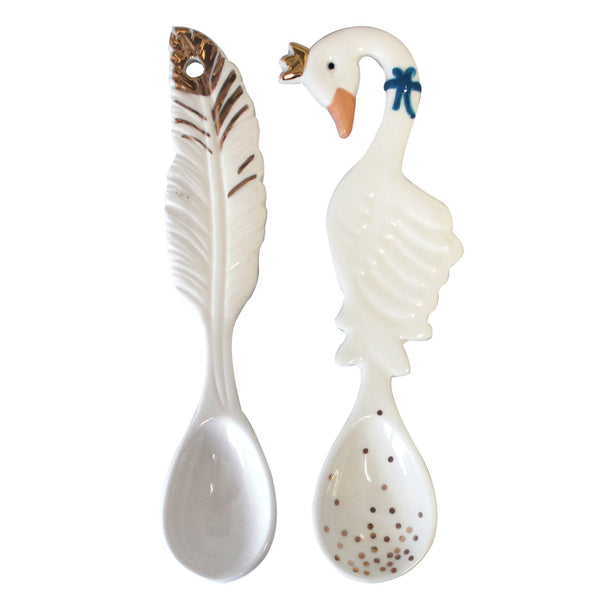 Disaster Designs Secret Garden Swan Spoon