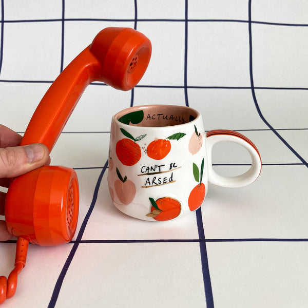 disaster designs Small Talk 'Can't Be Arsed' Cup