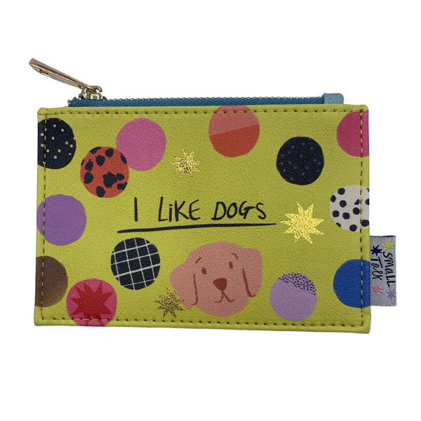 Disaster Designs Small Talk 'I Like Dogs' Zip Purse