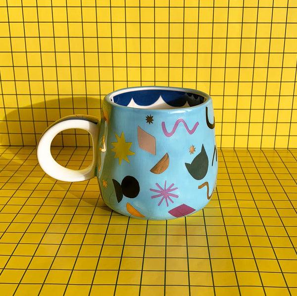 Disaster Designs Small Talk 'I Work Hard' Cat Cup