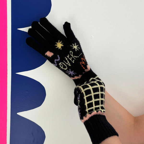 disaster designs Small Talk Over Winter Gloves