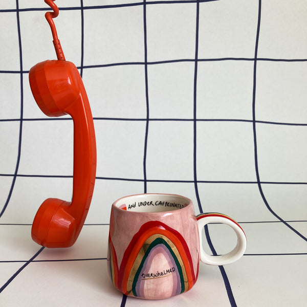 disaster designs Small Talk 'Overwhelmed' Cup