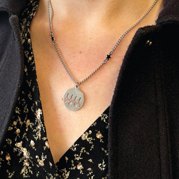 disaster designs The Beatles Abbey Road Necklace