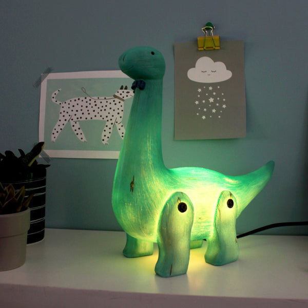 Disaster Designs Wood Effect Cute Diplodocus Light