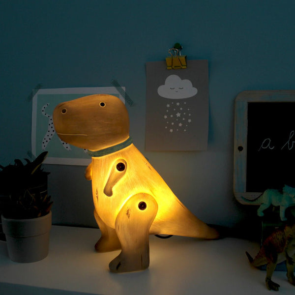 Disaster Designs Wood Effect Cute T-Rex Light