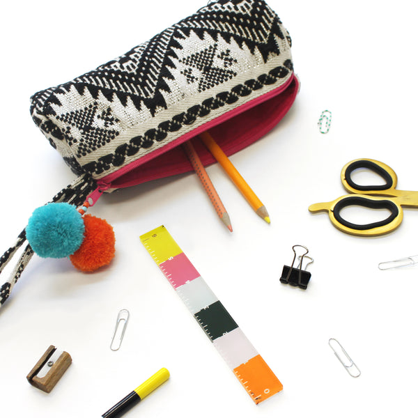 disaster designs Embellished Tube Make Up Bag - Black